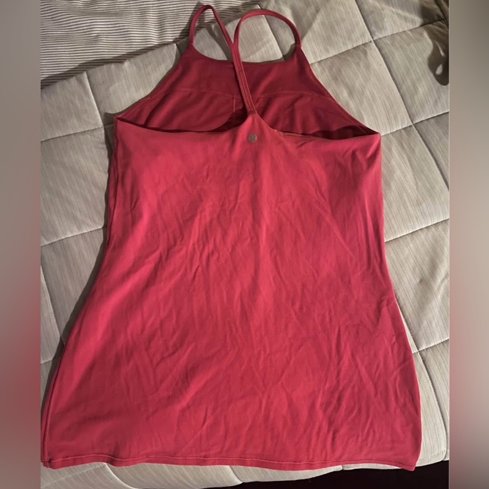 lululemon athletica Coral Y tank top size 10